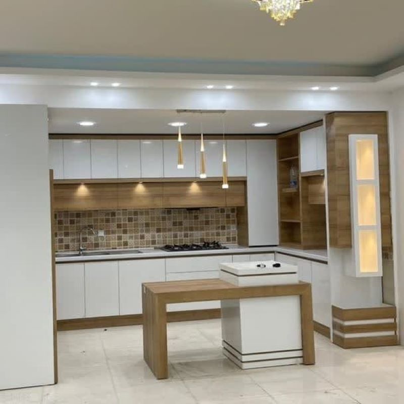 کابینت آشپزخانه هایگلاس مدرن