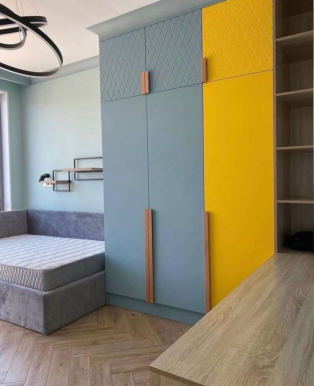 ست کمد، میز تحریر و کتابخانه مدل «ونورا»